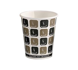 Cafe Mocha Hot Drink Paper Single Wall Cups x 1000
